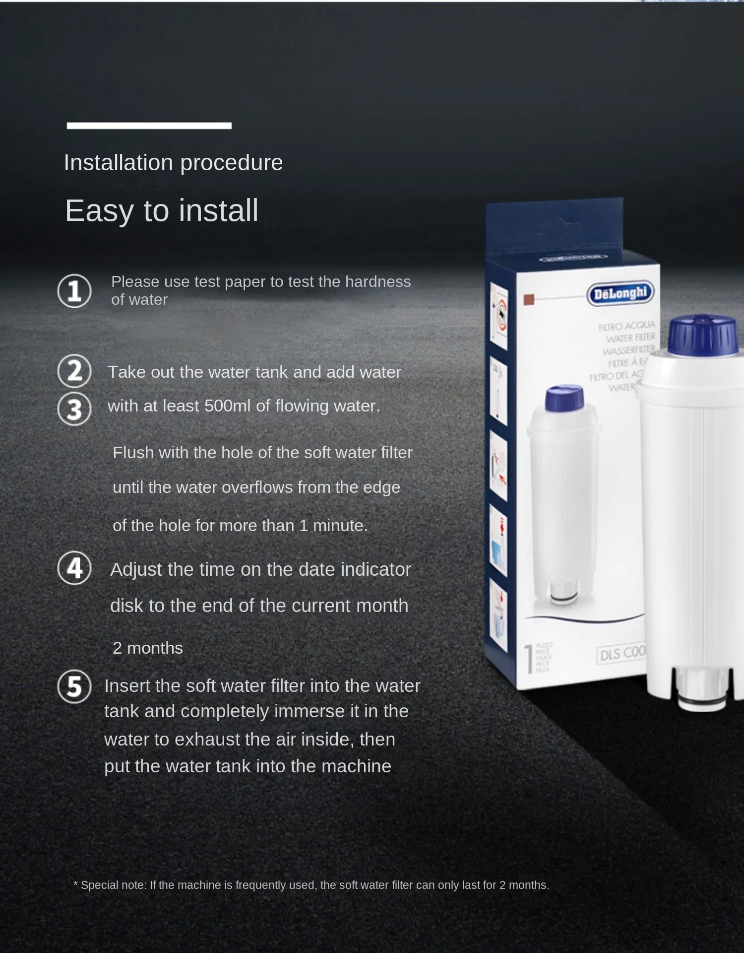 その他 De'Longhi 5513292811 Water Filter by Amazon.com: De'Longhi Replacement Water Filter for Select Espresso