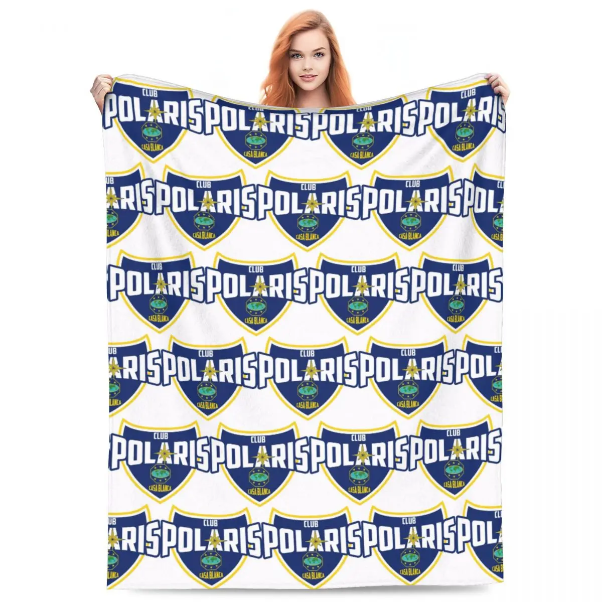 

Polaris Logo Blanket Soft Warm Flannel Throw Blanket Cover for Bed Living room Picnic Travel Home Couch