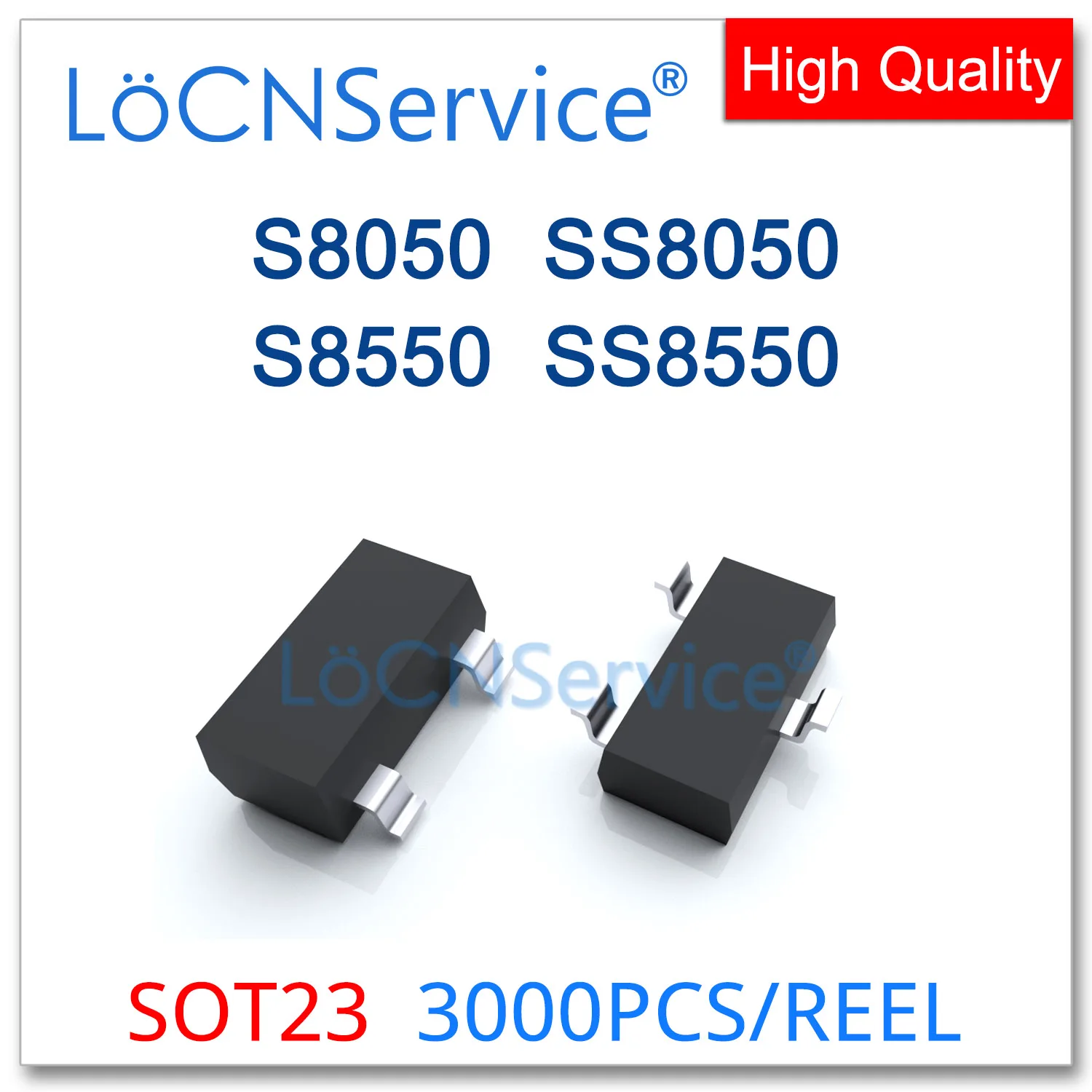 Locnservice 3000 מחשבים s8050 ss8050 s8550 sot23 npn j3y y1 2 y2 500ma 0.5a 700ma 0.7a 1.5a 40v באיכות גבוהה סינית