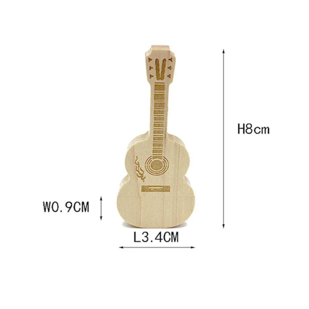 10 قطعة/الوحدة الغيتار الخشبي محرك فلاش USB 128 جيجابايت شحن مخصص شعار الذاكرة عصا 64 جيجابايت 100% القدرة الحقيقية محرك القلم 32 جيجابايت الإبداعية هدية