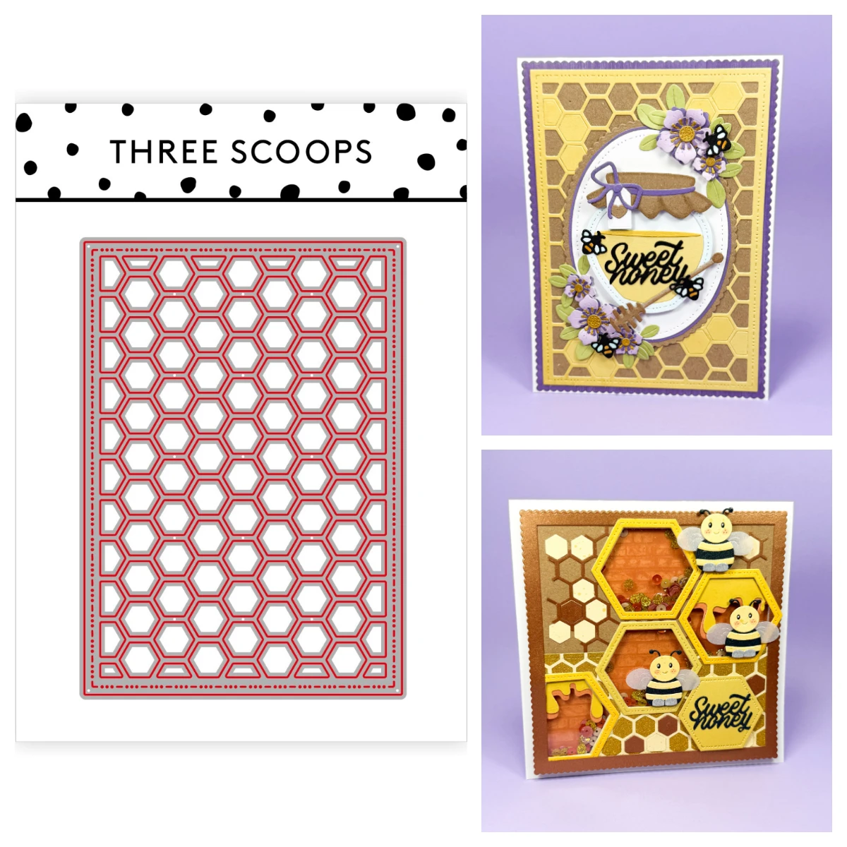 

Hexagon Background Jar Liquid Honey-Chocolate Metal Cutting Dies for DIY Scrapbook Greeting Card Diary Handmade April 2026 New