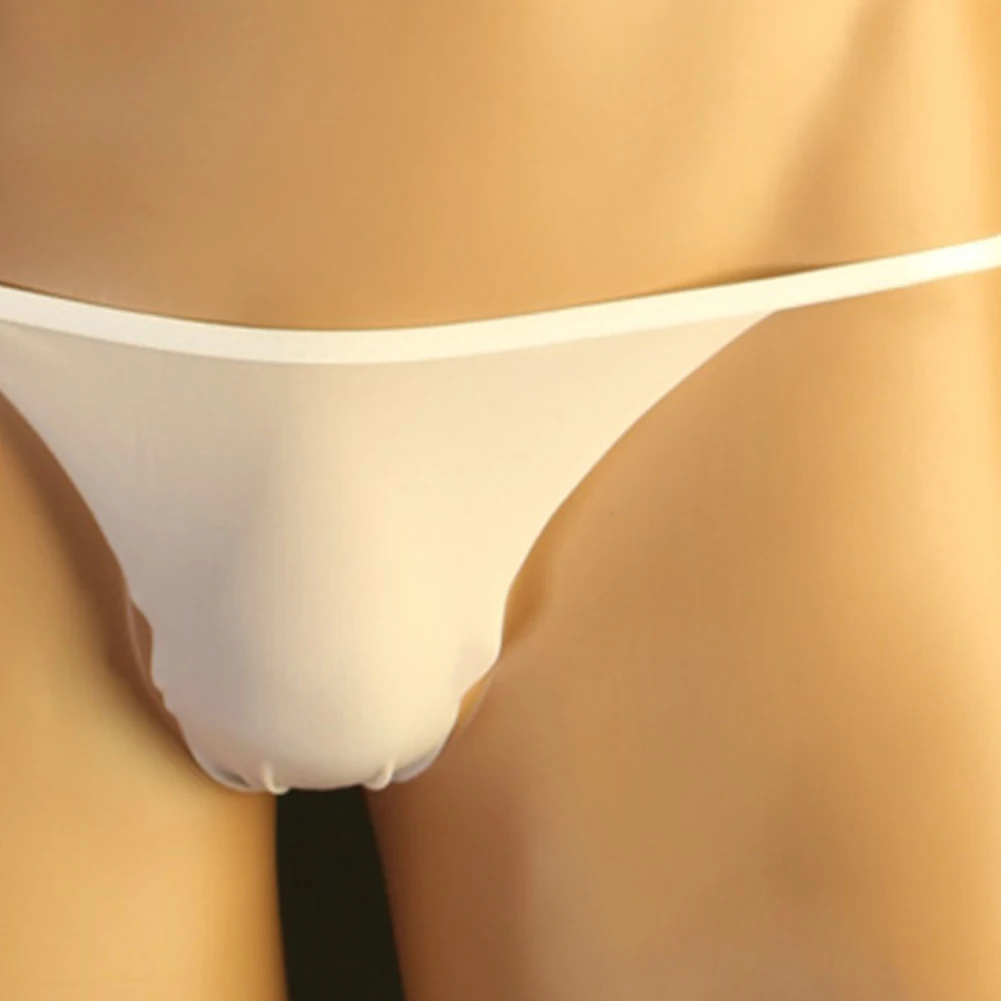 ثونج سراويل الإناث ثونغ الذكور الملابس الداخلية جوارب الرجال \\\'s العصرية الحرير الجليد G سلسلة سراويل T الظهر ثونغ الملابس الداخلية