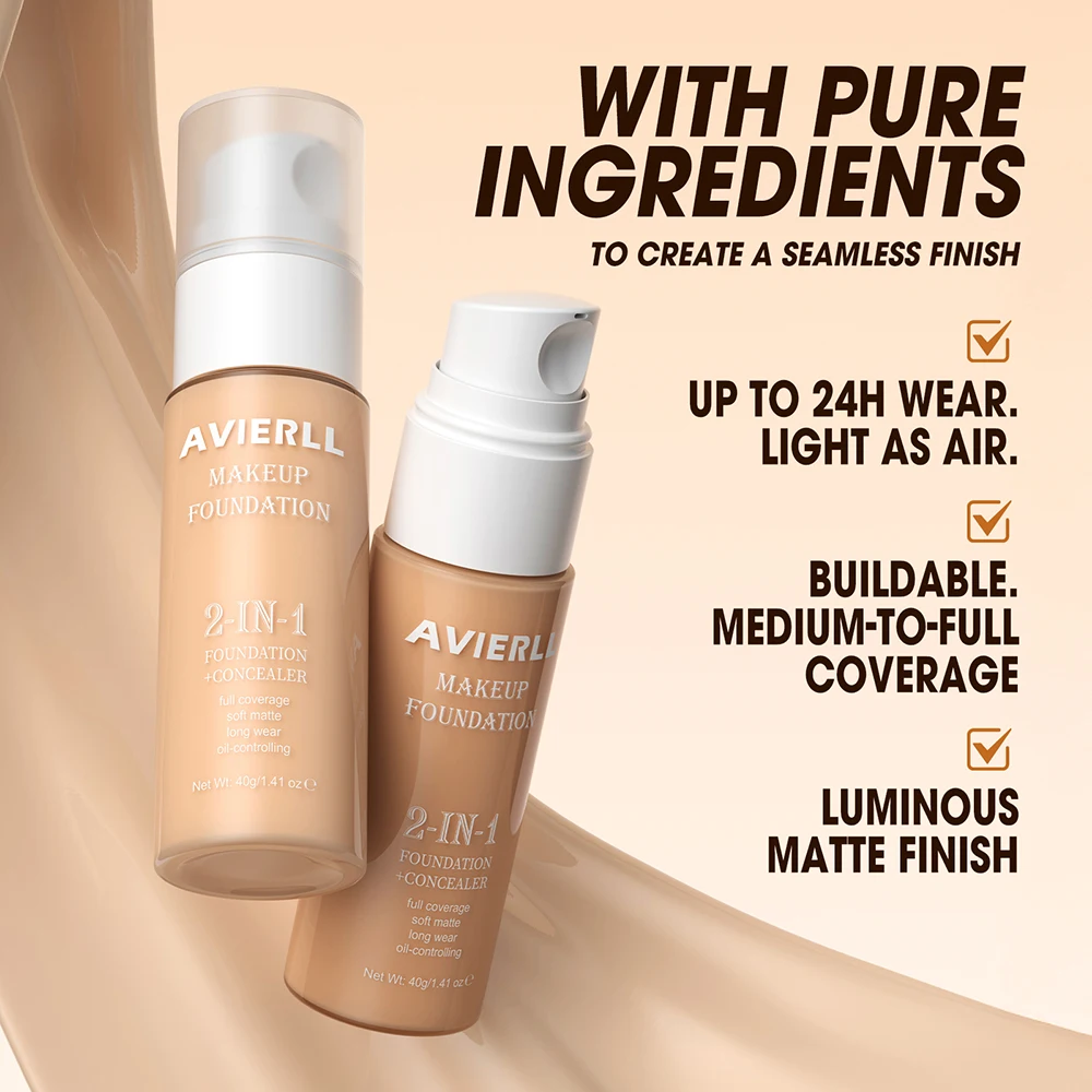 保湿ファンデーション、コンシーラー、防水フェイスメイクベース、女性のメイクに適しています、ハロウィーンギフト