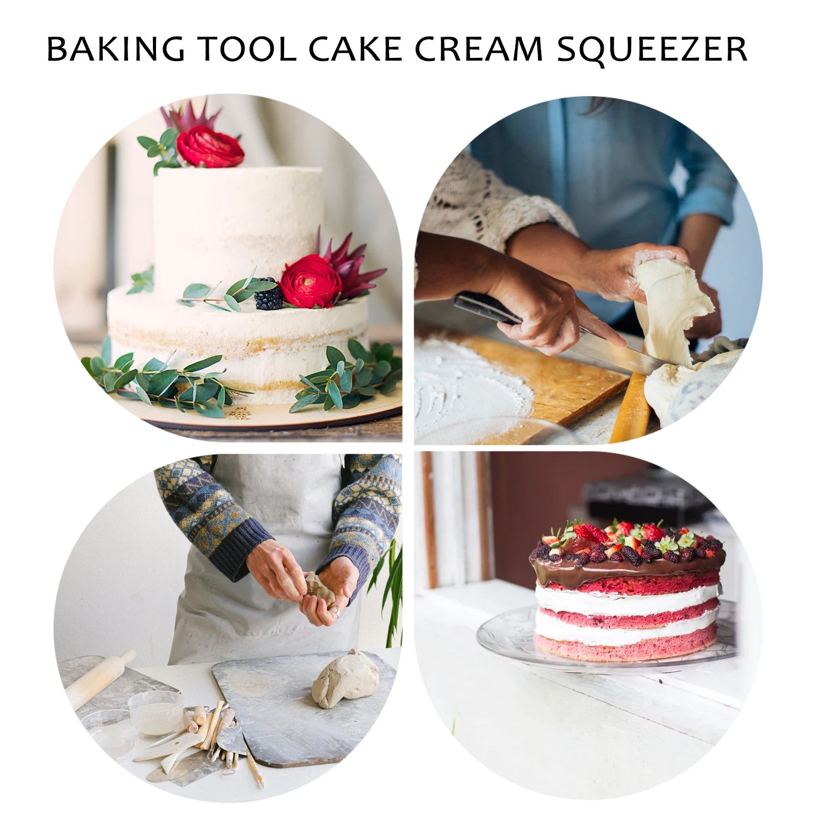 

Scraper Cream Cake Smoother Tool Baking Desktop Supplies Making Transparent Kitchen Gadget Bench