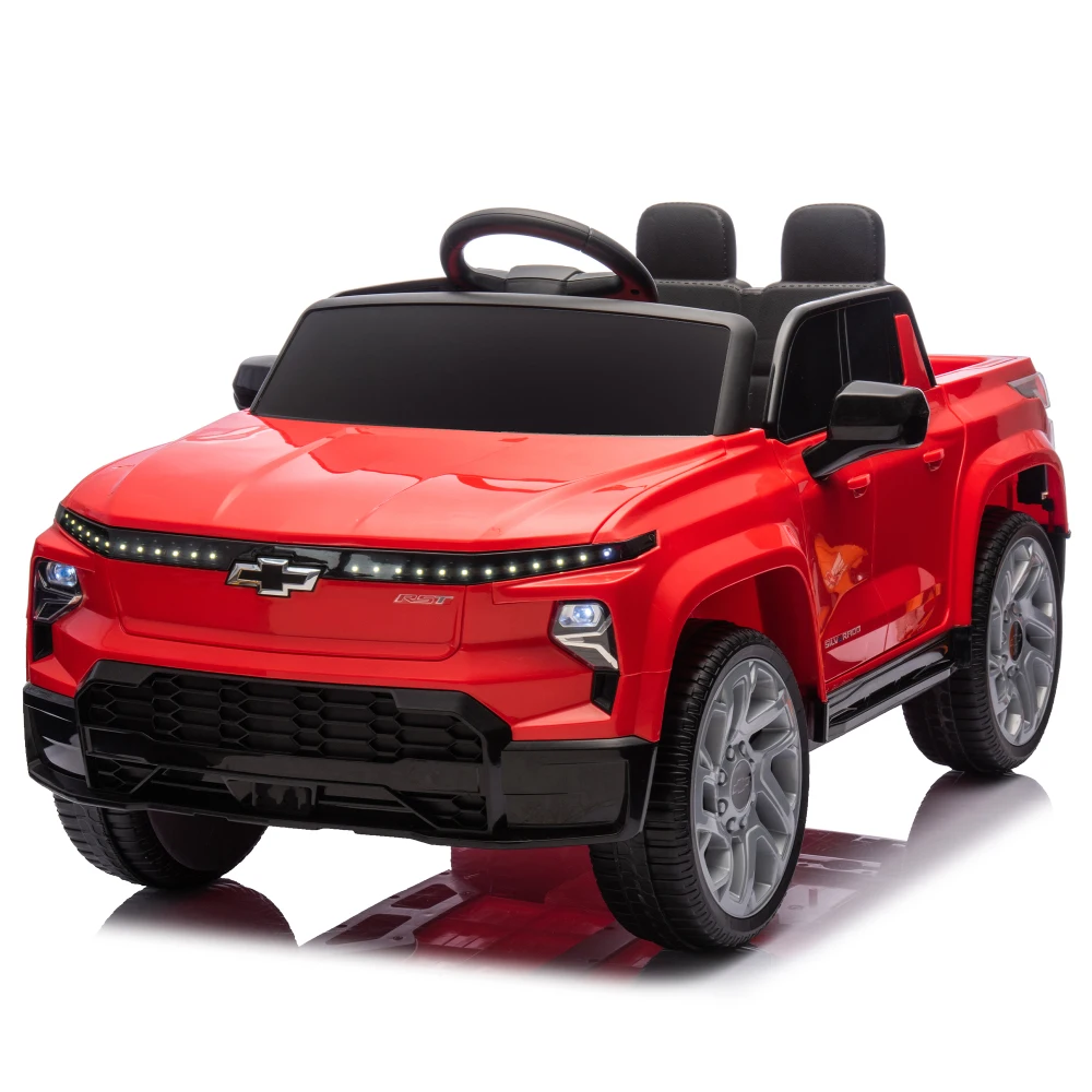 24V Kids Ride on Car, 4 Wheel Suspension, LED Lights, Bluetooth, Speed ​​2.49-3.73MPH Kids Cars Electric in Ride On