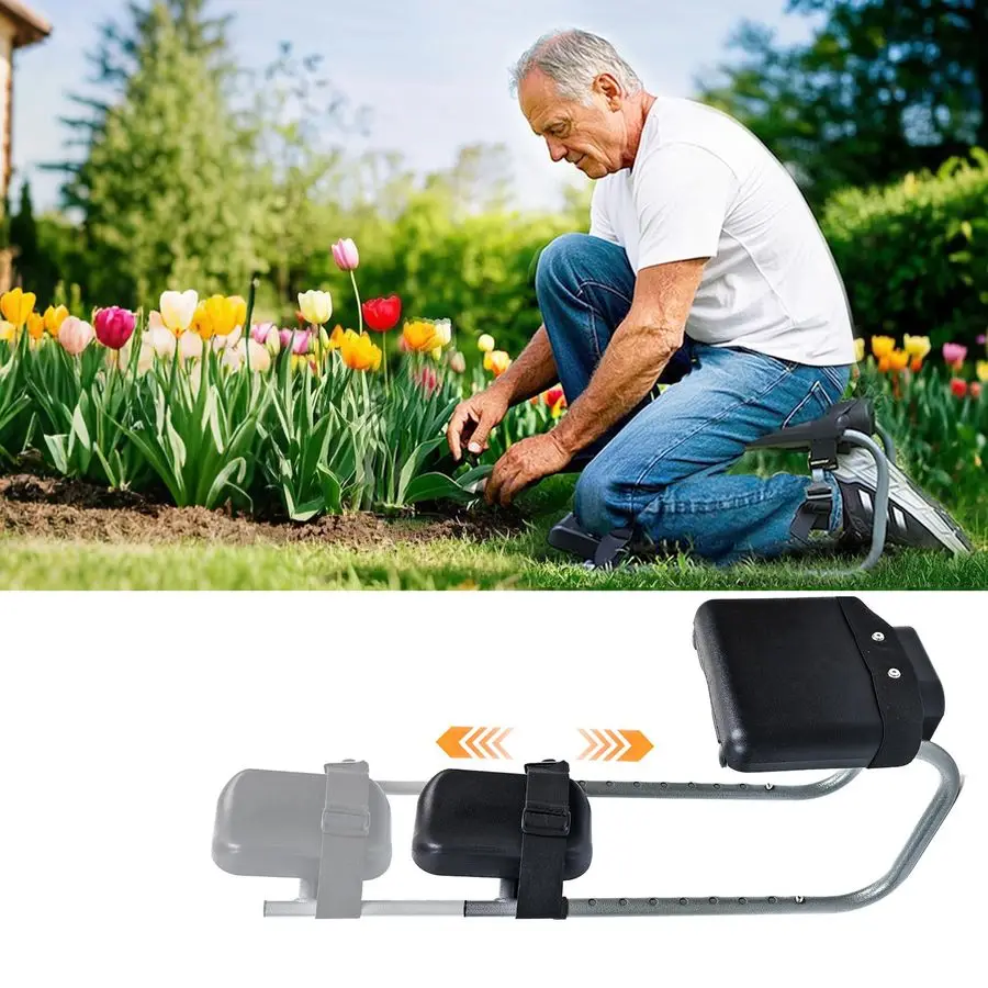 

Сиденье на коленях, регулируемый угол усилителя высоты, садовый табурет с толстой подушкой на коленях, подушка сиденья усилителя, эргономичная защита суставов