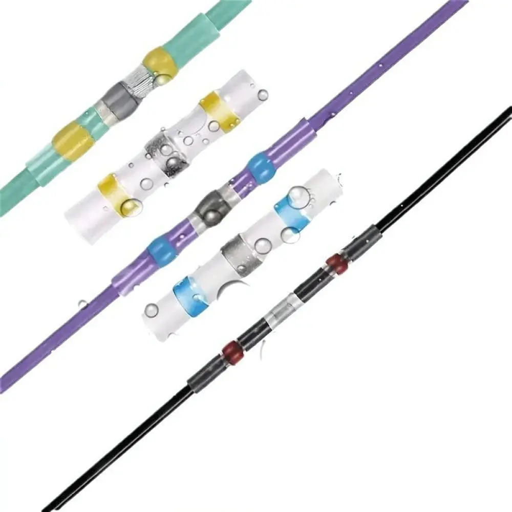 Heat Shrink Butt Terminals Solder Seal Wire Connectors Waterproof Electrical Splice Kit For CNHH Marine Automotive Cable Joints