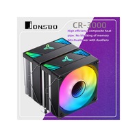 JONSBO CR-3000 7 HeatPipes Dual-Tower CPU Cooler Dual-Fan 120mm ARGB 5V CPU Radiator  For LGA1200 1700 1151 1150  AM5 AM4