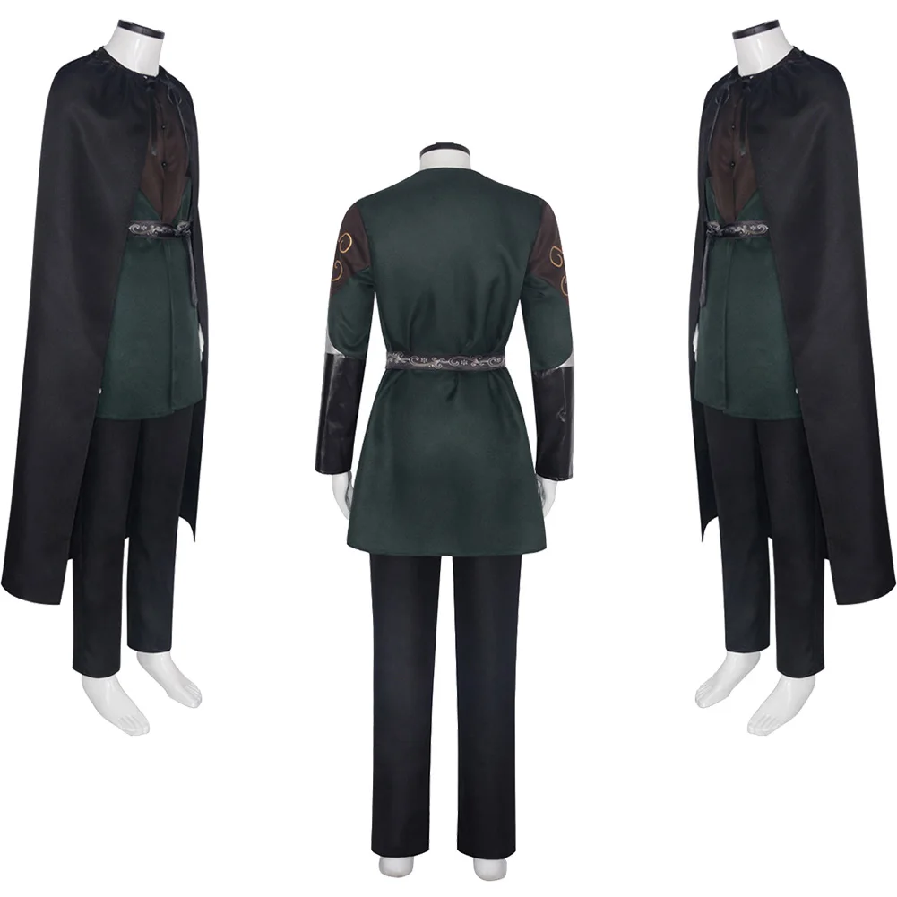 男性用の変装,ダークグリーンの服,リング付き,大人のロールプレイ,派手なドレス,パーティーウェア,映画,2024
