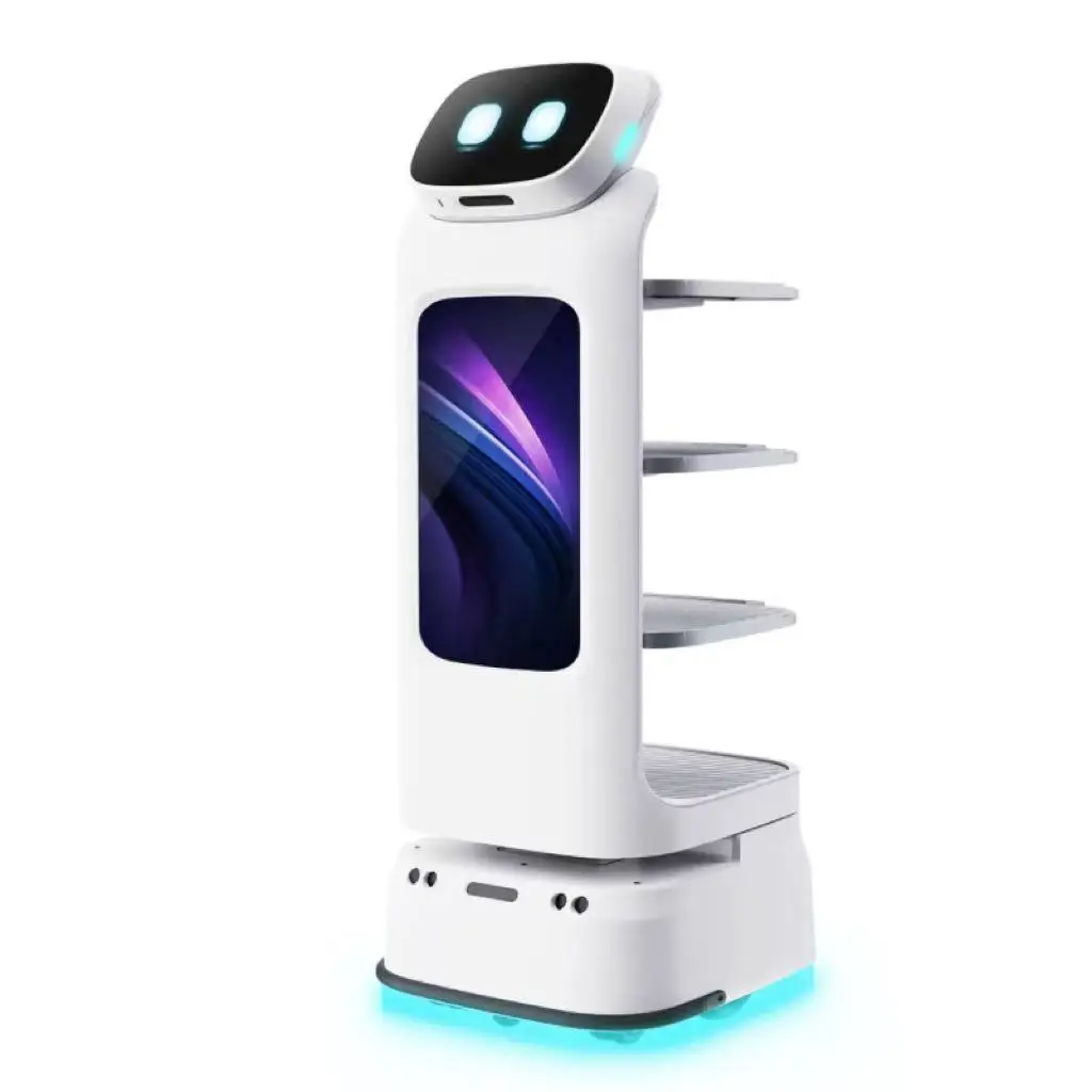 

Customized Intelligent Restaurant Waite Autonomous Robots and Restaurant and Hotel Food Delivery Robots