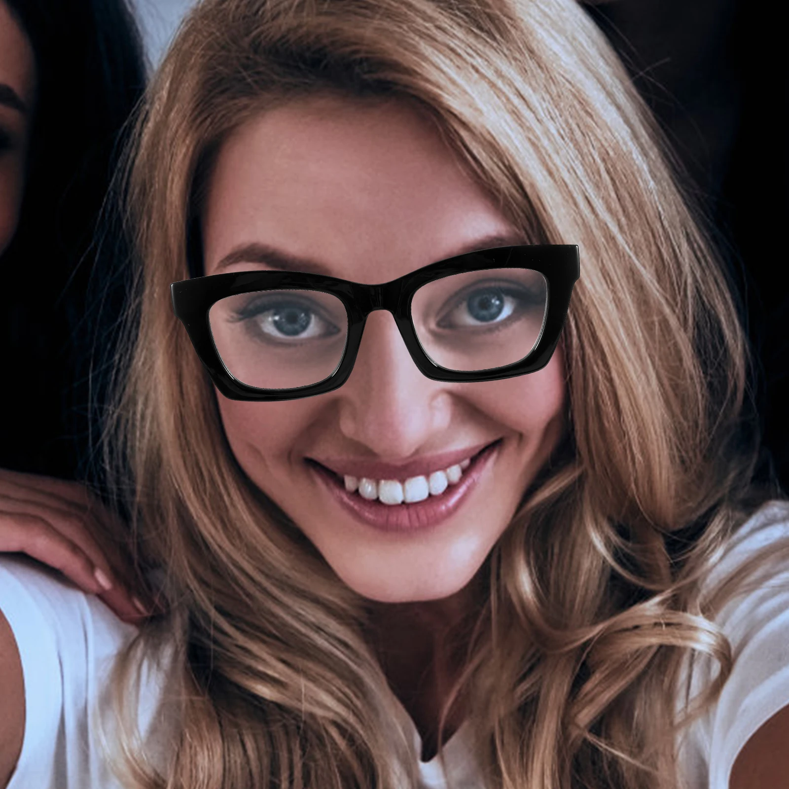 

2 Pcs Glasses Frames Eye for Women Decorative Eyeglasses Vintage Optical Clear Household and