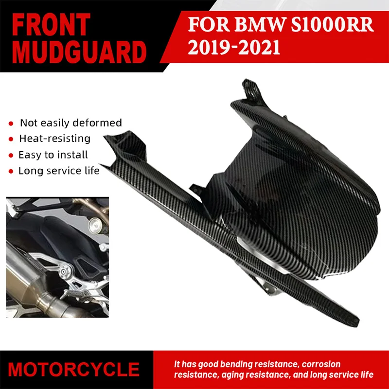 

Suitable for BMW S1000RR S1000 RR 2019 2020 2021 Motorcycle High Quality ABS Black Carbon Paint Motorcycle Rear Fender Mudguard