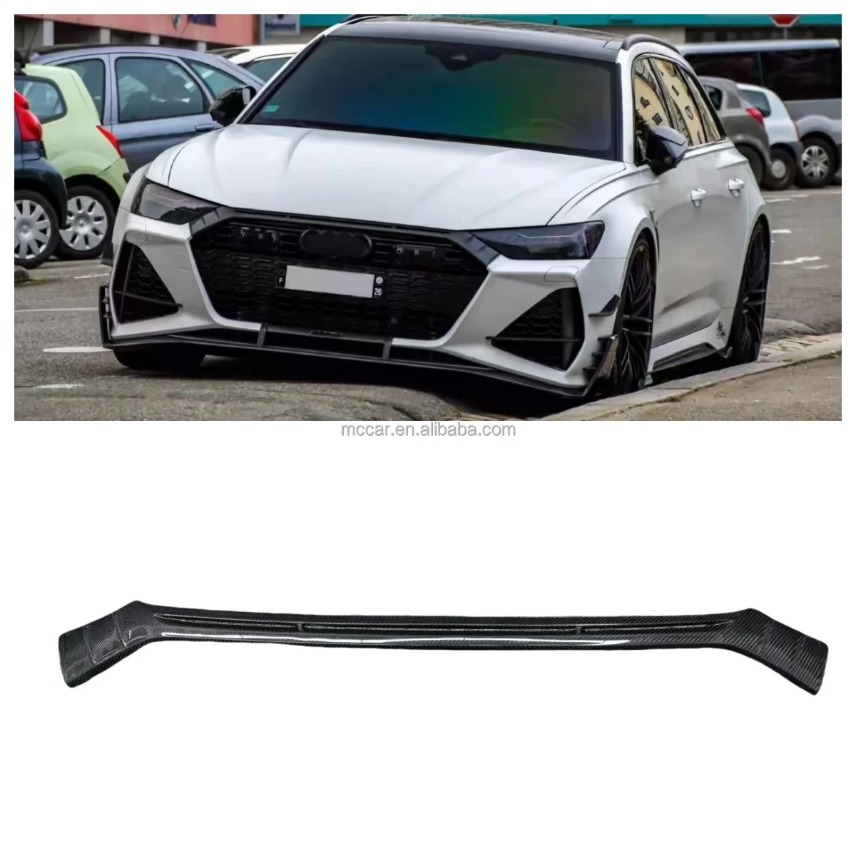 

High Quality Car RS7 Bumper Grill Frame For RS7 RS6 ABT Grill Trim