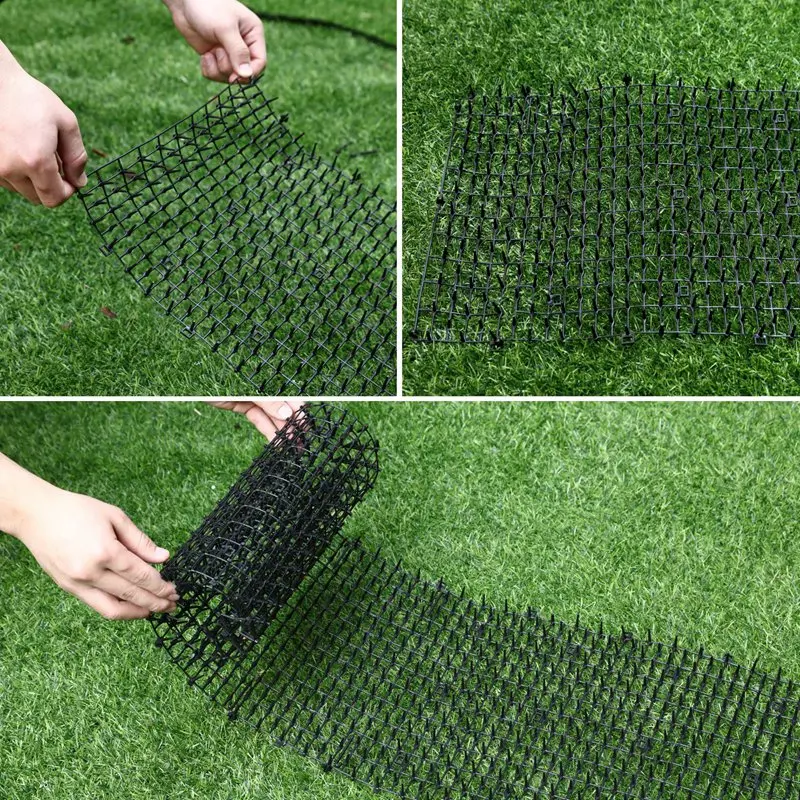 Garden Anti Cat Dog Outdoor  Supplies Cat Scat Mat Cats And Dogs Repellent Mat Plastic Spike Keeping Cats And Dogs From Digging