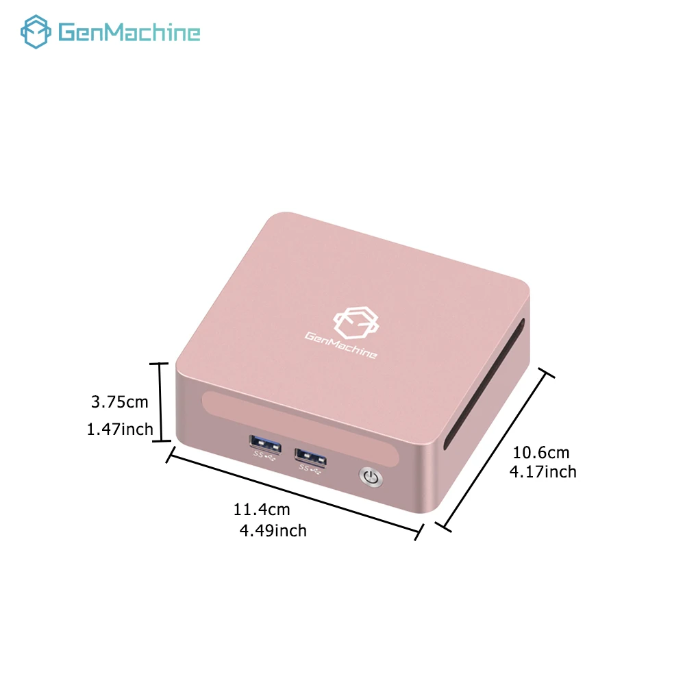 GenMachine Ryzen 7 6800U DDR5 24G 6400Mhz WIFI6 Mini PC 2.7 جيجا هرتز-4.7 جيجا هرتز TDP 35 واط ويندوز 11 كمبيوتر صغير كمبيوتر ألعاب Ordenador #2