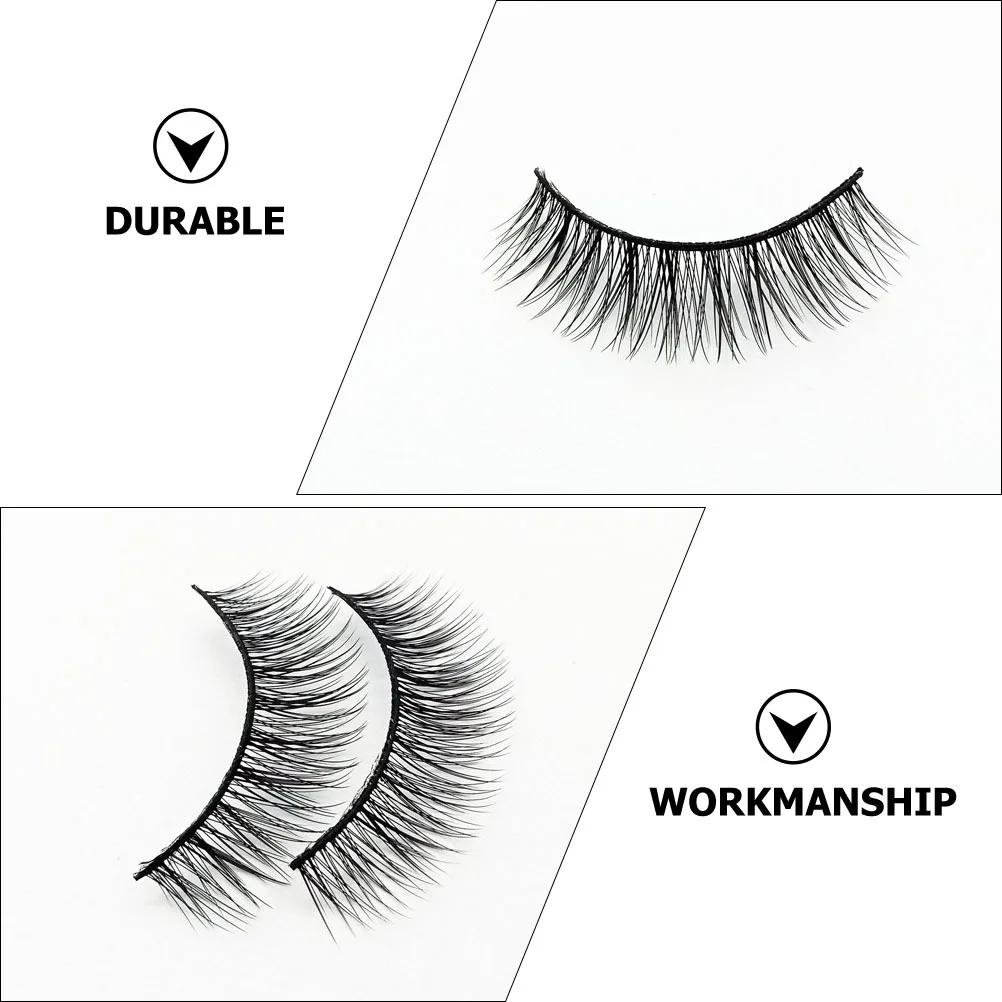 10 Paar gefälschte Wimpern, natürlich, realistisch, falsche Wimpern, einfach zu verwendendes Make-up-Zubehör, Schönheitskosmetik, gefälschte Wimpern