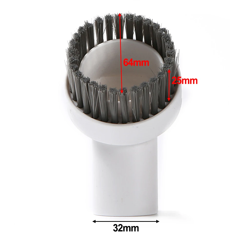 Universal 32mm Vacuum Cleaner Dust Brush Round Brush Head Suction Nozzle Vacuum Cleaner Replacement Accessories