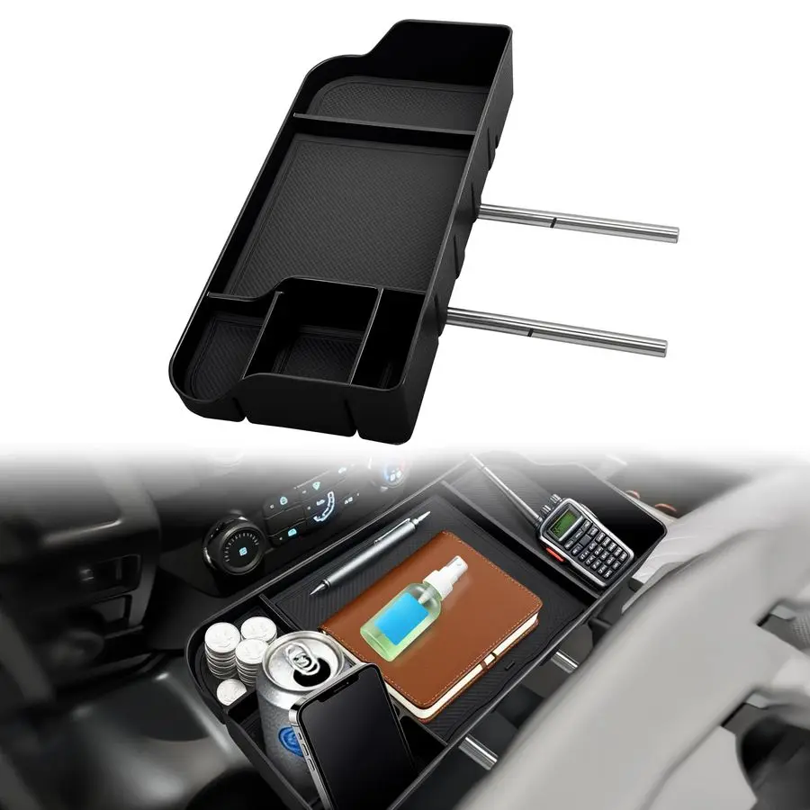 

Органайзер для передней центральной консоли, совместимый с Ford F150 F250 F350 F450 F550 F650 Super Duty 2011-2025, аксессуары, замена подголовника сиденья