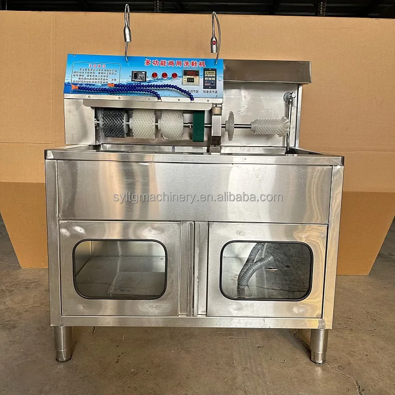 ماكينة غسل الأحذية الأوتوماتيكية المصنوعة من الفولاذ المقاوم للصدأ، ماكينة غسل الأحذية القماشية الرياضية، ماكينة غسل وتجفيف الأحذية الرياضية #2