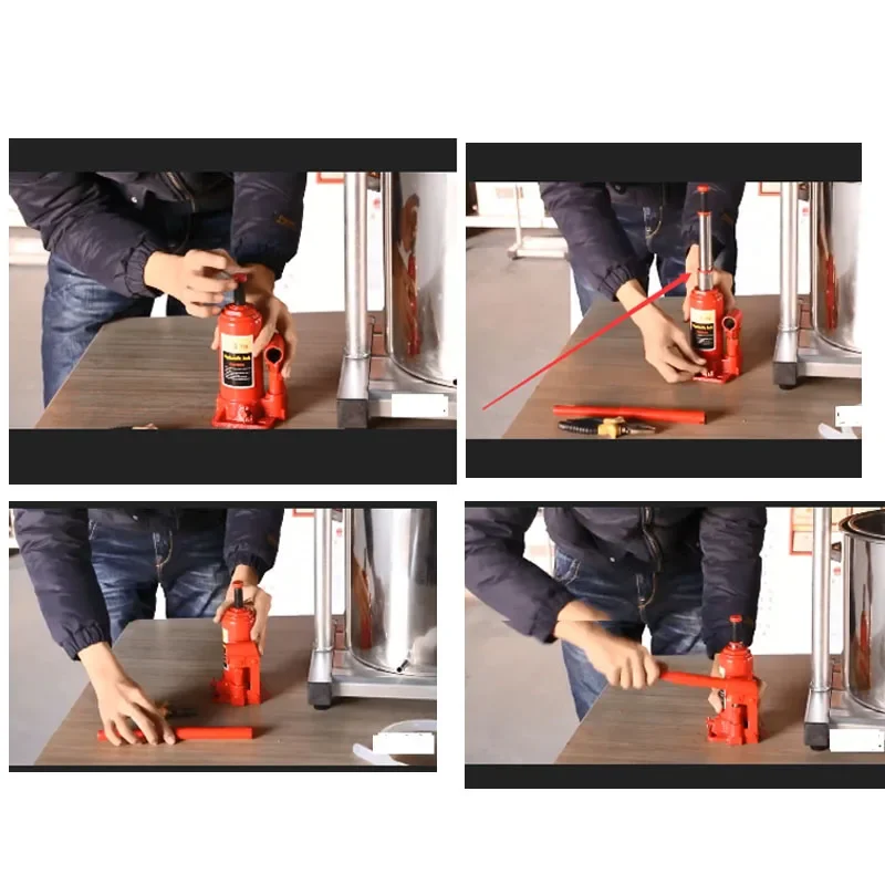 Presse-fruits hydraulique manuel en acier inoxydable, petit presse-fruits, 36l, pour le miel, le raisin, la myrtille