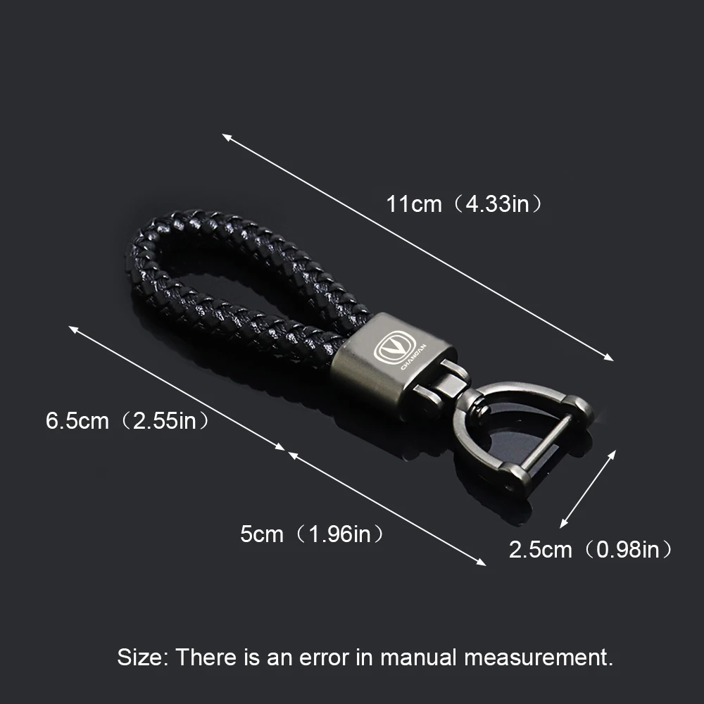 for CHANGAN alsvin CS15 CS35 CS55 cs70 CS75 CS95 eado plus  car Leather key chain car accessories