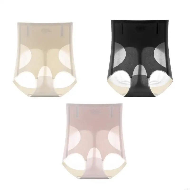 Women Invisible High Waist Underwear With Support Tummy Compressed Butt Enhancer Panties Shapewear Briefs For Daily Wear