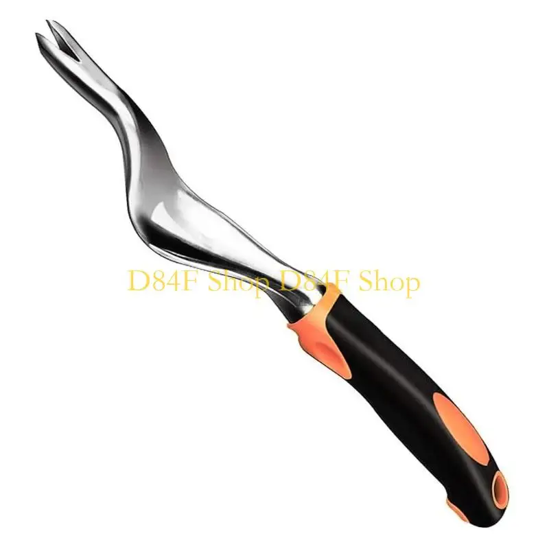 D84F Ergonomic Root Remover Tool For Gardening Sturdy Aluminum Construction Easy Storage