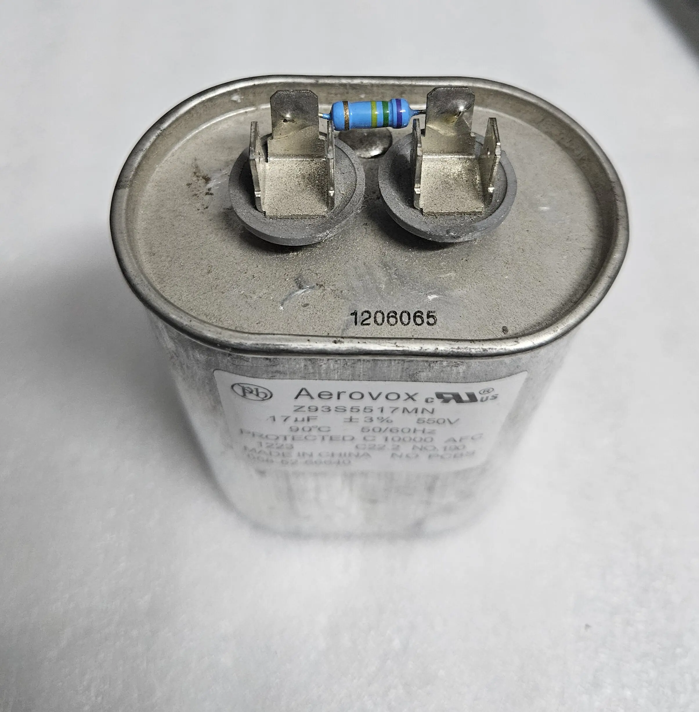 Original AC17uf 550V Z93S5517MN ship engine oil-proof capacitor 110*70MM