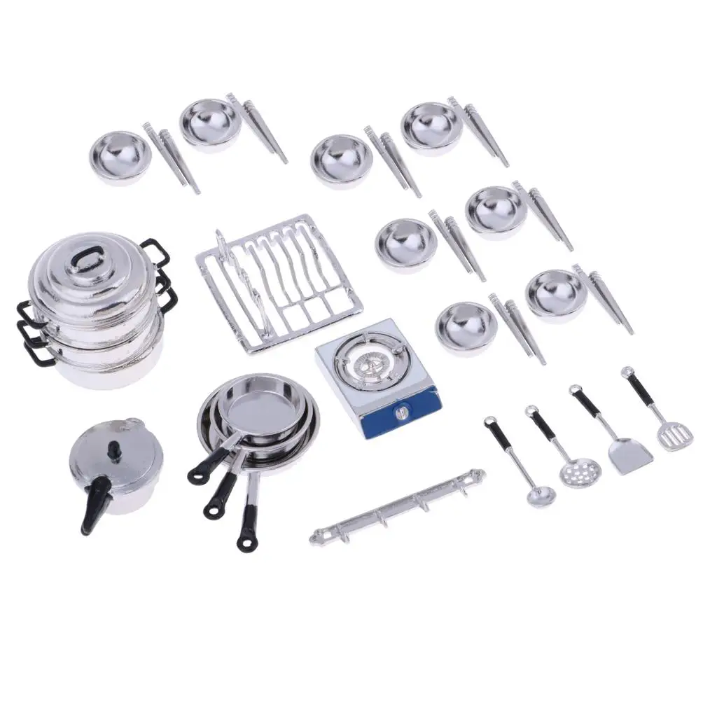 Ensemble d'ustensiles de cuisine Mini F2 multiples, accessoires de cuisine, maison de courses