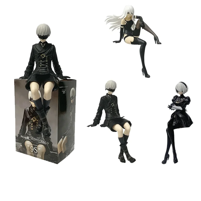 Figura de Anime Original de SEGA Nier:automata Ver1.1A 2B Yorha No. de 15 cm 2 Figuras Coleccionables de PVC Tipo B Premium Chokonose