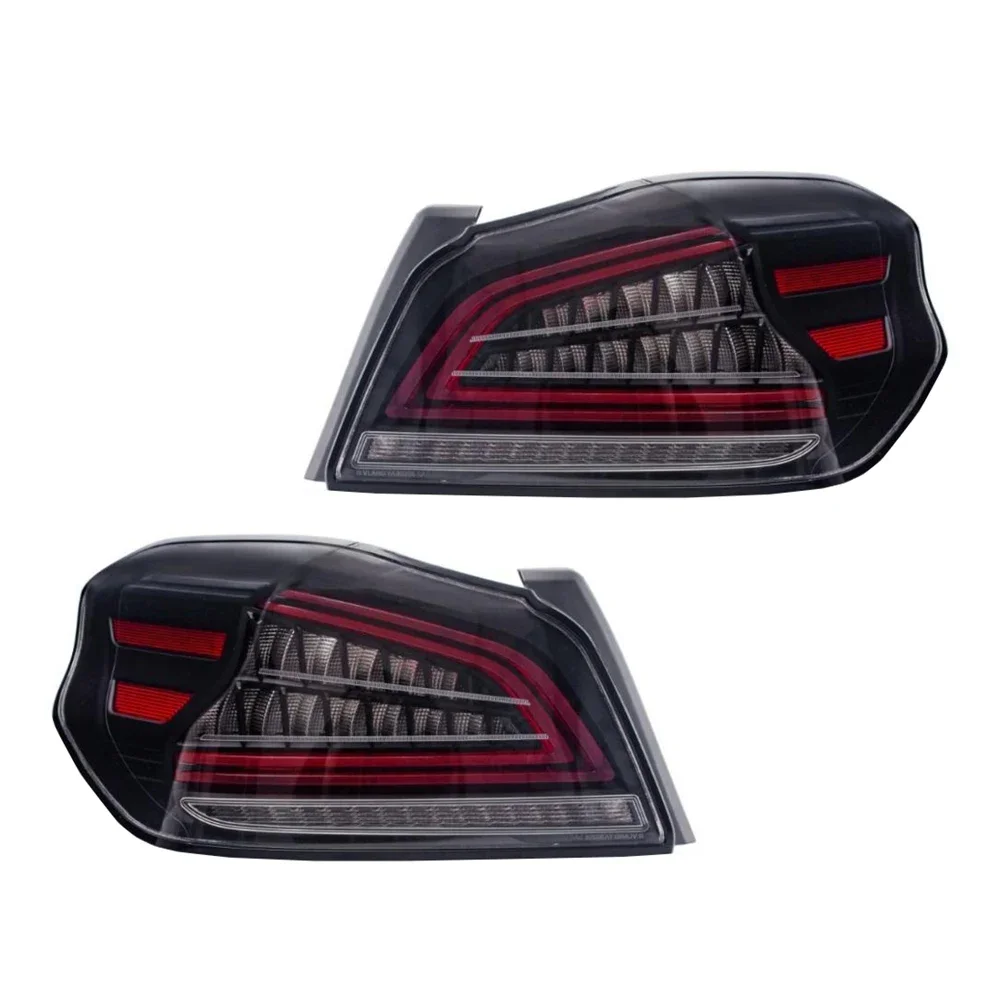 Pair Of Car Tail Light Assembly For Subaru WRX 2013-UP taillight LED Brake Signal light Tuning Parts Car Rear Lamp System