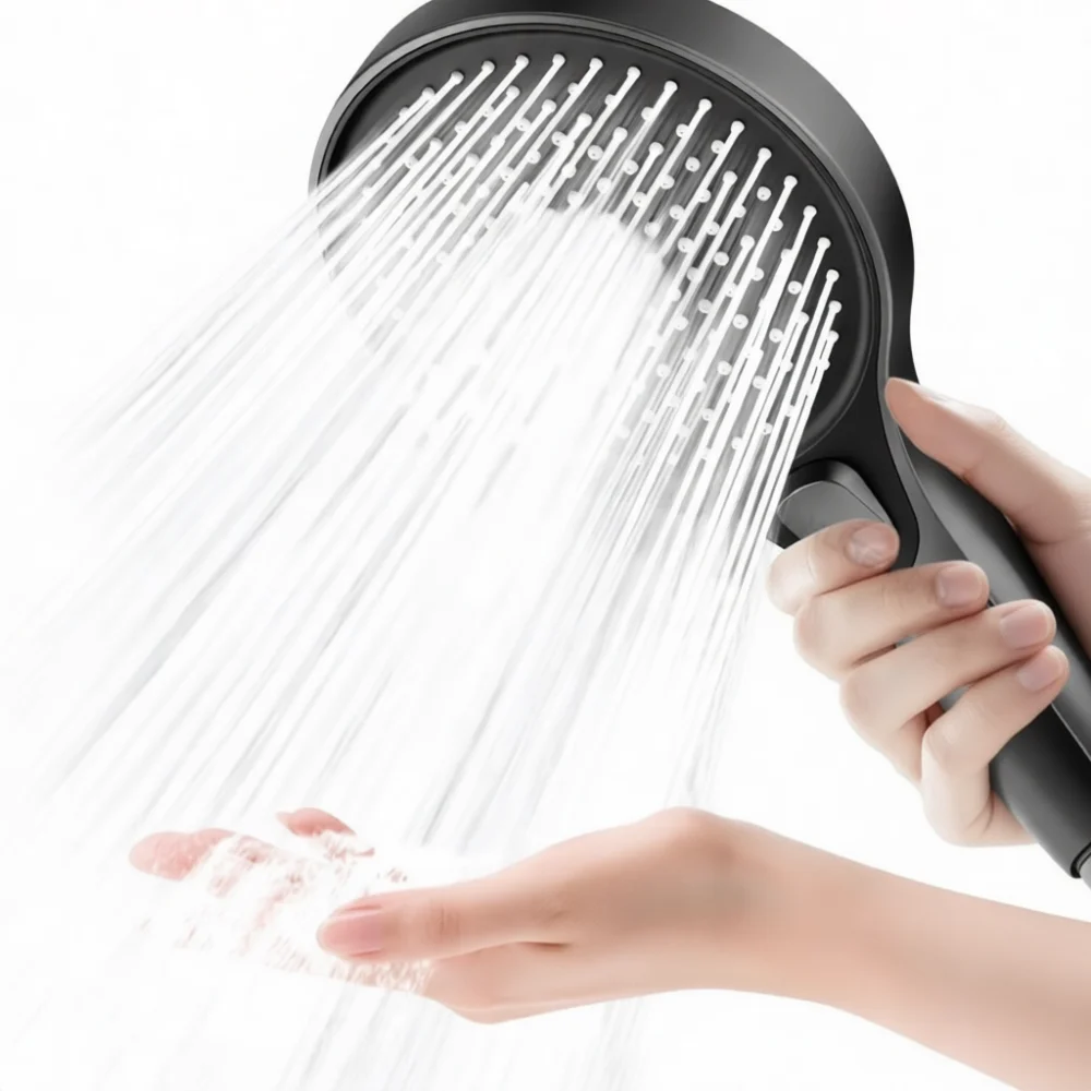 Wall Mounted Shower Head Support Adjustable Suction Cup Bracket Bathroom Universal Handheld Sprayer Stand Punch Free Shower Base