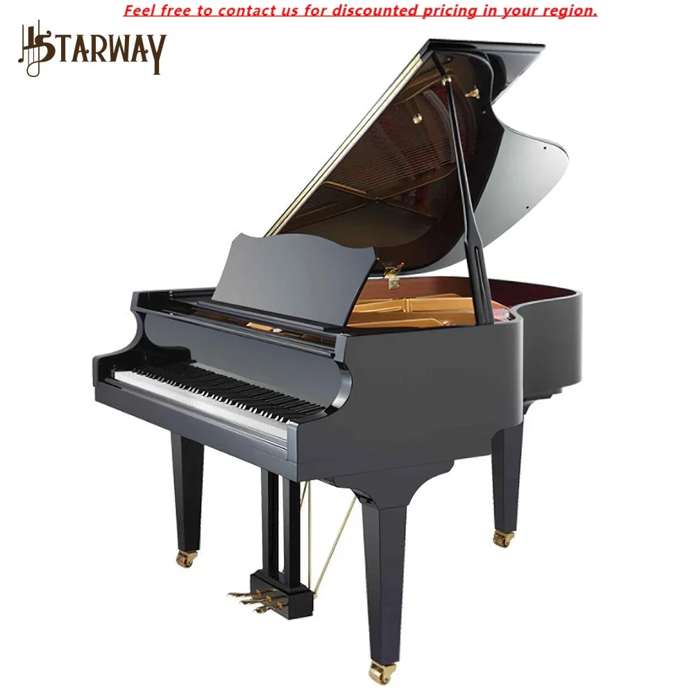 

Starway Brand Hotel Perform Siberian Spruce Baking Varnish Popular Mechanical Acoustic 88 Keys Grand Piano