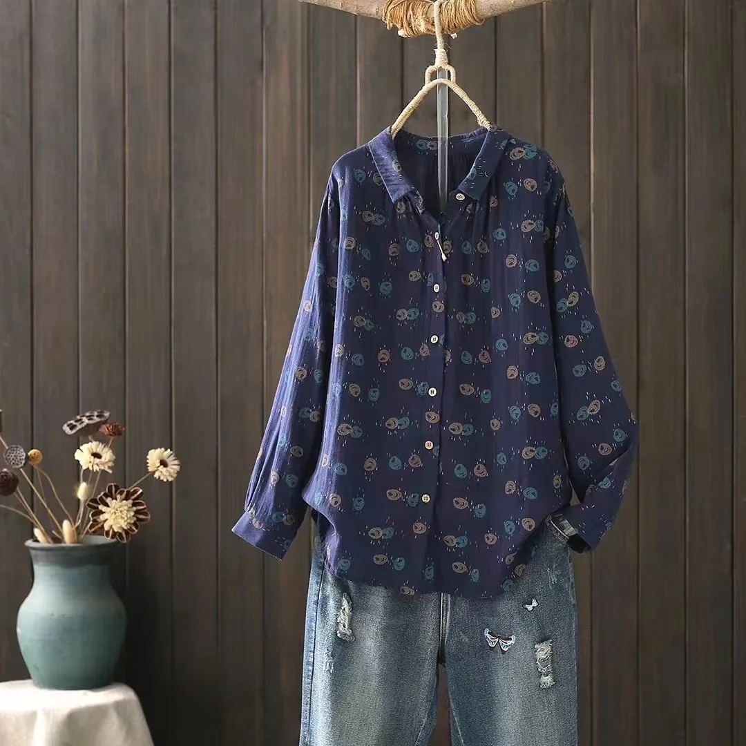 Navy Cardigan Long