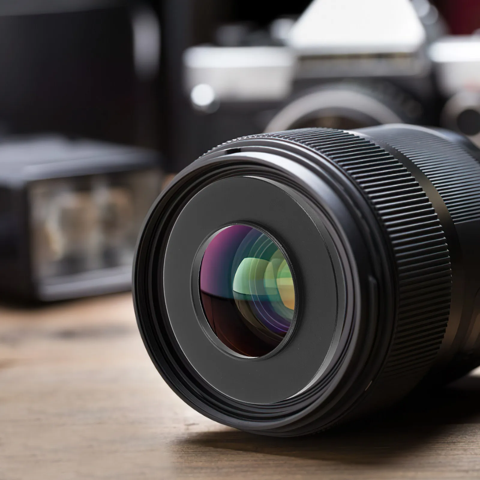 

Aluminum Camera Lens Adapter 43Mm to 67Mm Uv Filter Conversion Ring Precision Threaded Mount for Secure Filter Replacement Fast