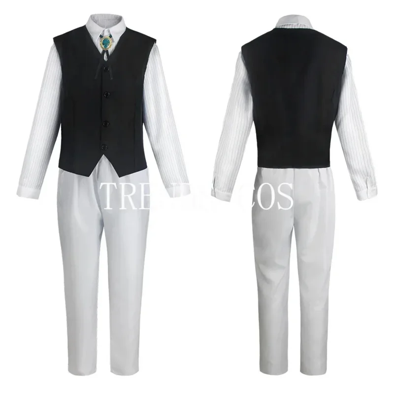 Nuevo 2025, disfraz de Cosplay, trajes de Anime Comic Con Detective Agency Osamu Dazai, conjunto completo de color caqui, juego de rol para Com ★ ★ ★ jj.