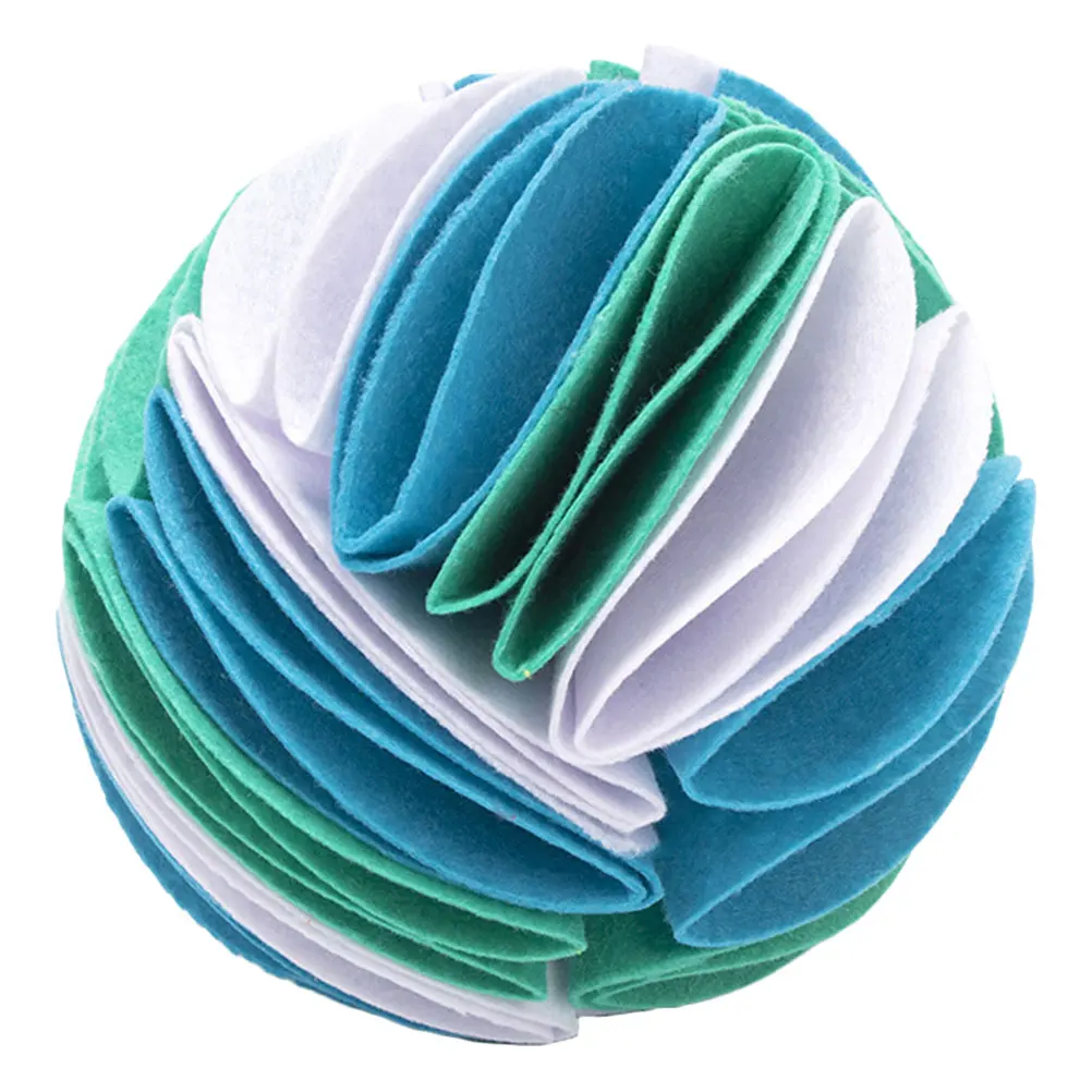 

Pet Smelling Bulb Snuffle Ball for Dogs Puppy Toy Small Felt Cloth Cute Puppies Toys