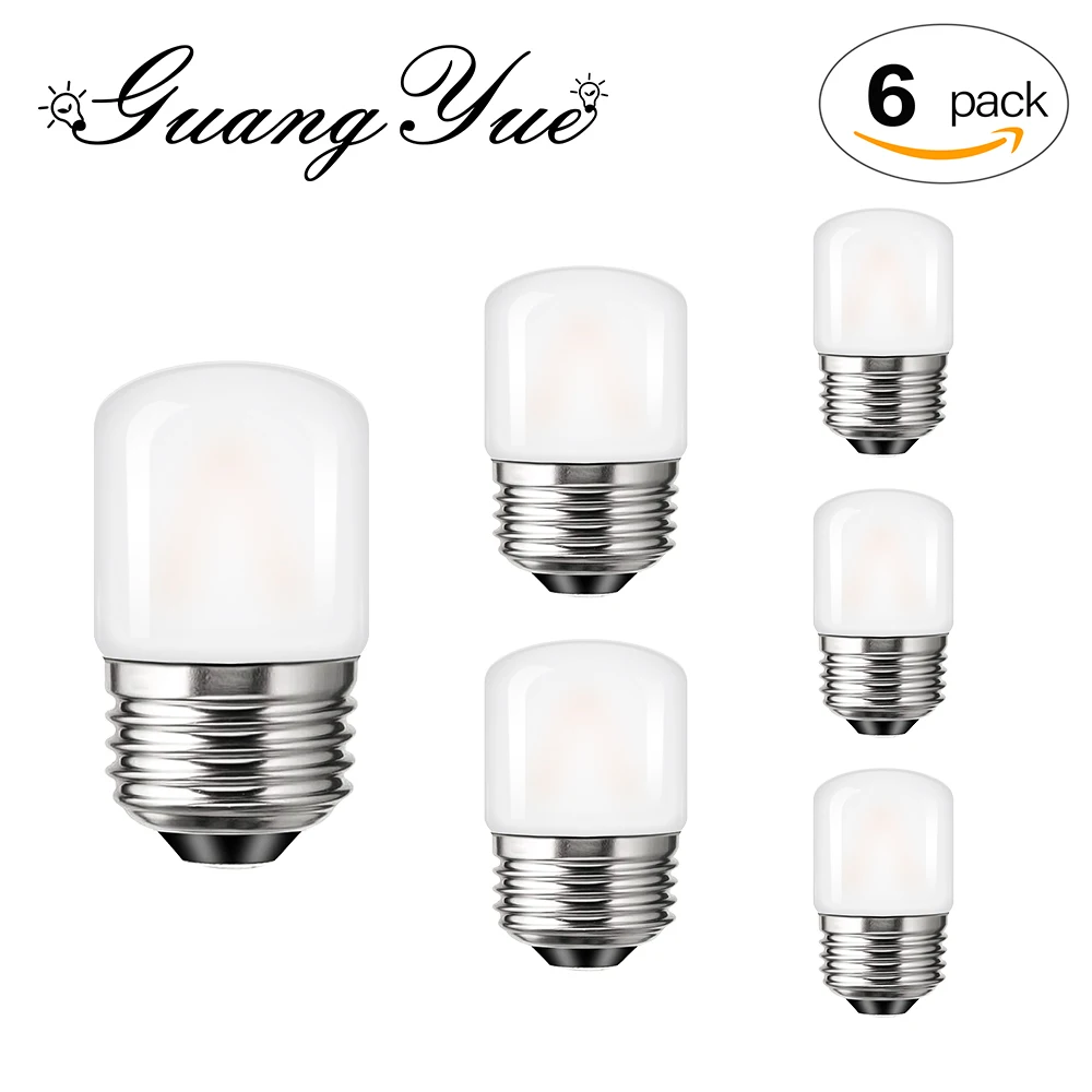 NONE T28 röhrenförmige LED-Birne E27 220 V E26 110 V 1 W mattierte dimmbare Glühbirnen Wohnzimmer hängende Dekoration Nachtlicht ersetzen Quelle 4