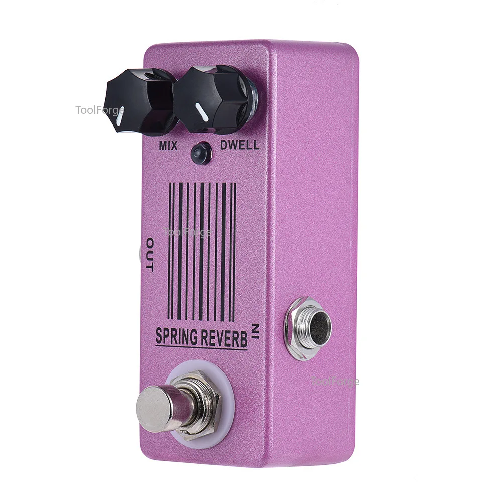 MOSKYAUDIO SPRING REVERB Mini Guitar Effect Pedal MP-51 True Bypass Metal Electric Guitar Effects Processors efeito guitarra