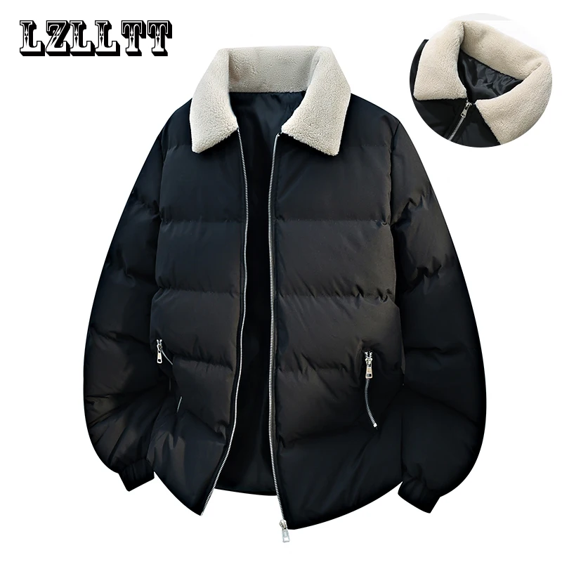Winter Men Windproof Fashion Jackets Parkas Mens Thicken Warm Jackets Coats Mens Casual Brand Jackets Parkas Coats Male LZLLTT