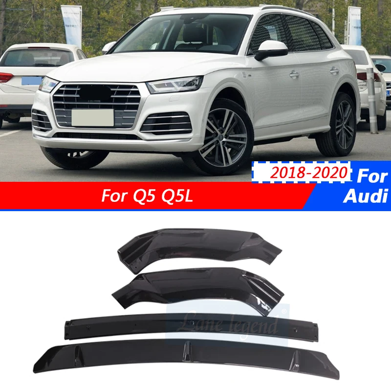 

Front Bumper Splitter Lip Diffuser Spoiler Cover Guard Body kit For Audi Q5 Q5L 2018 2019 2020 Car Styling Accessories