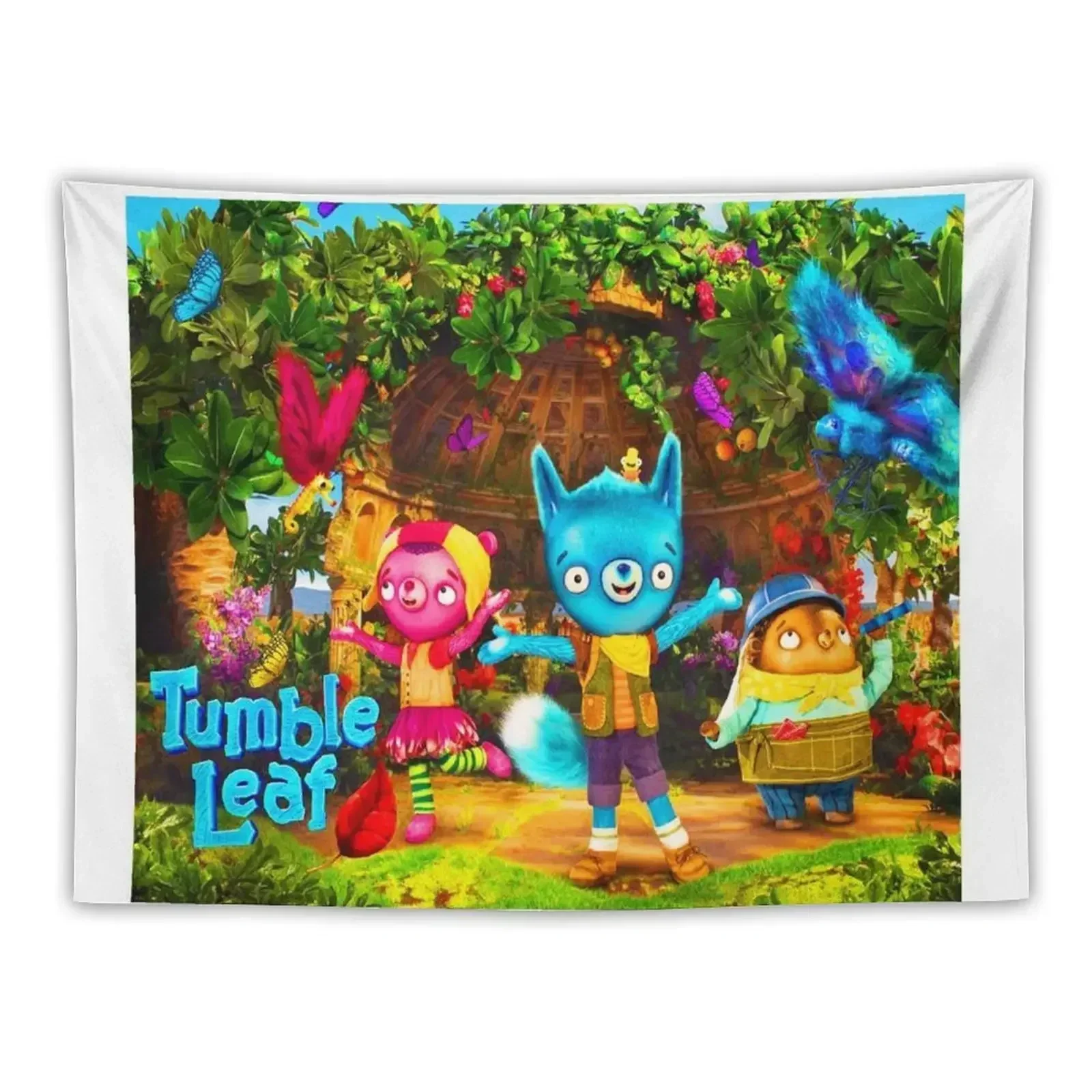 Tumble Leaf characters tumble leaf season 5 stuffed animal birthday Tapestry Home Decorating Room Decoration Aesthetic Tapestry