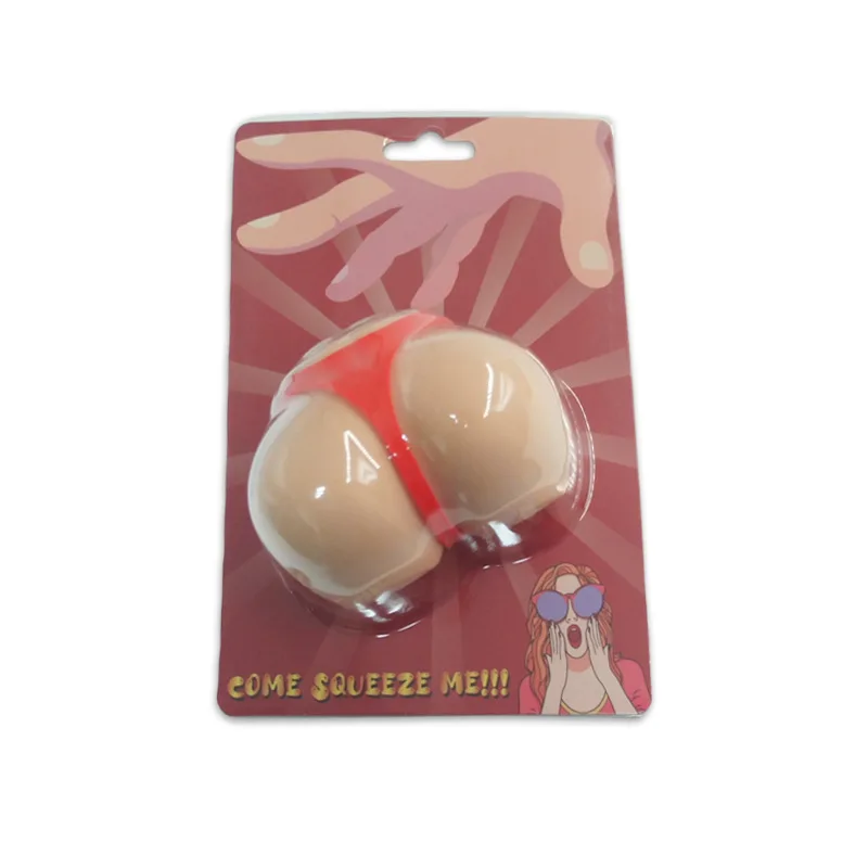 1 stücke Lustige Butt Förmigen Stress Ball Relief Quetscht Ball Stress Spielzeug Für Kinder Und Erwachsene Einzigartige Squeezes Ball Spielzeug für Entspannung