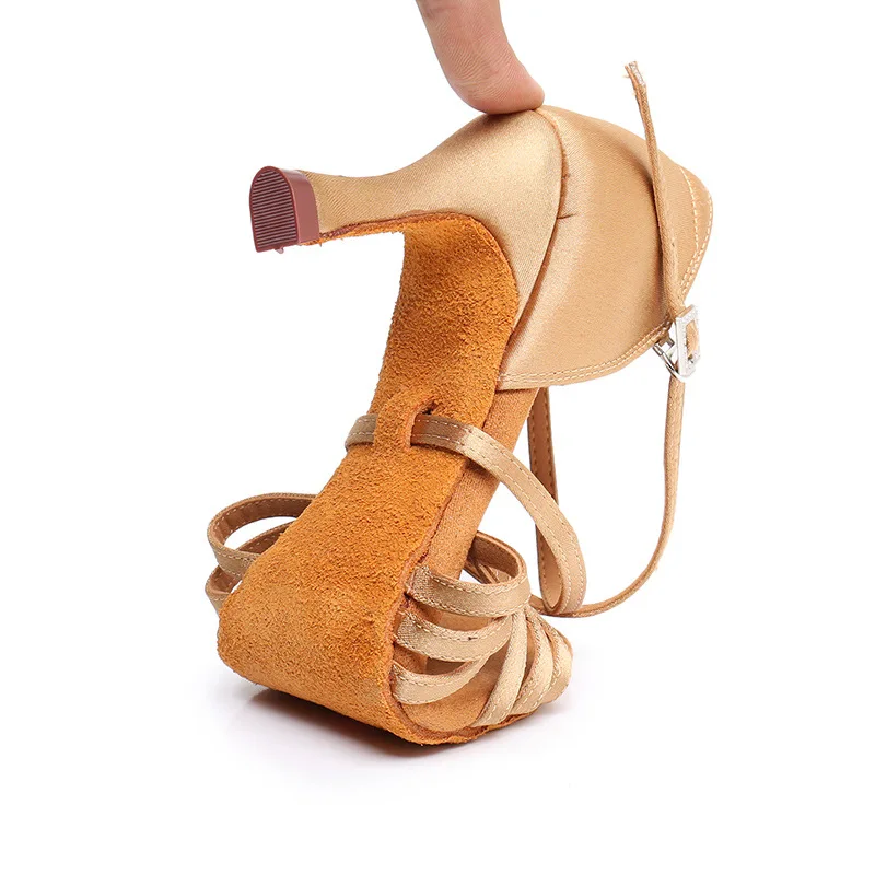 Zapatos de tacón alto para mujer, calzado de baile latino cha tango, salón de baile, 1 par por lote