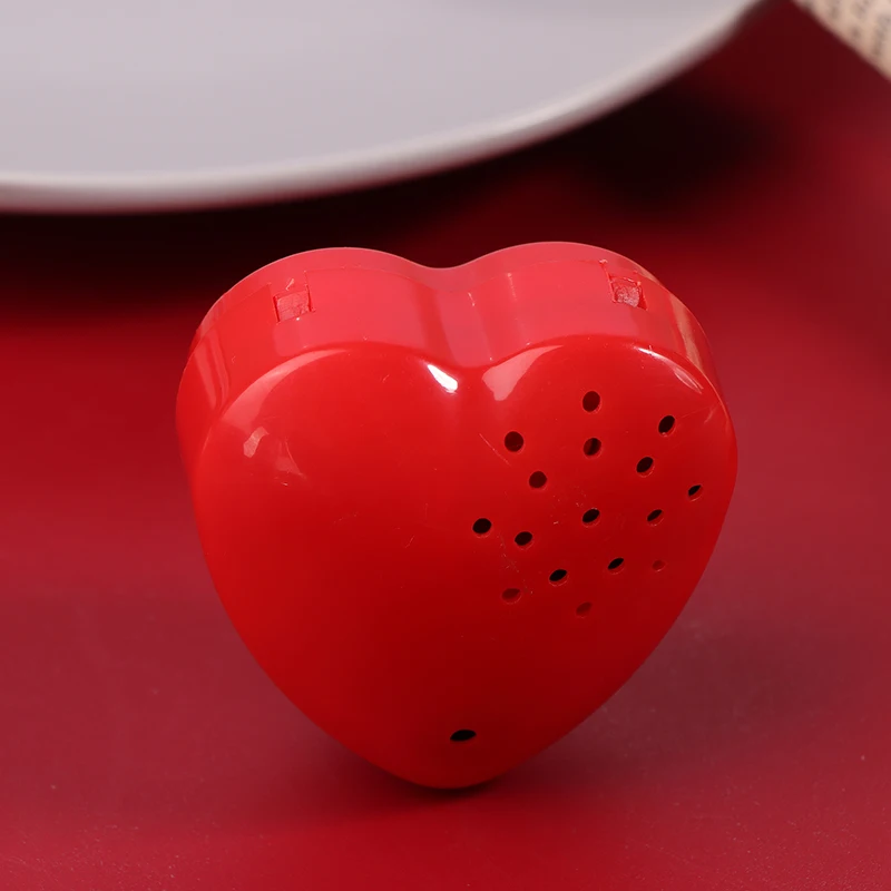 Mini Voice Recorder Heart Shaped Voice Box For Speaking Recordable Buttons For Kids 30 Seconds Sound Box For Stuffed Animal Doll