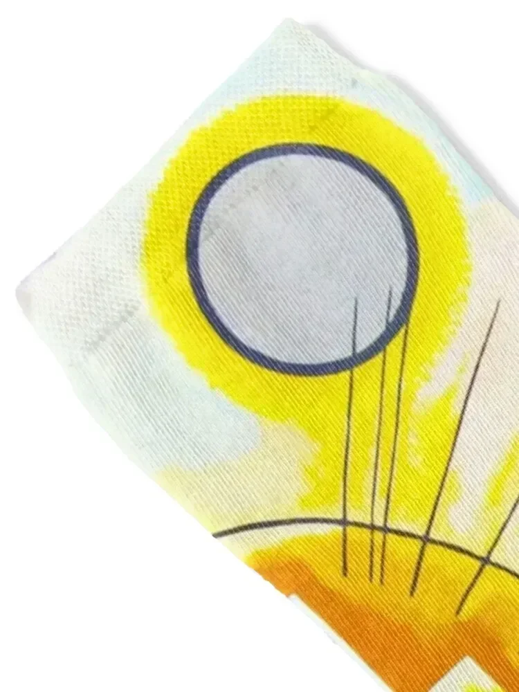 KANDINSKY HD - Yellow Red Blue 1925 Socks custom funny gifts Toe sports valentine gift ideas Boy Child Socks Women's