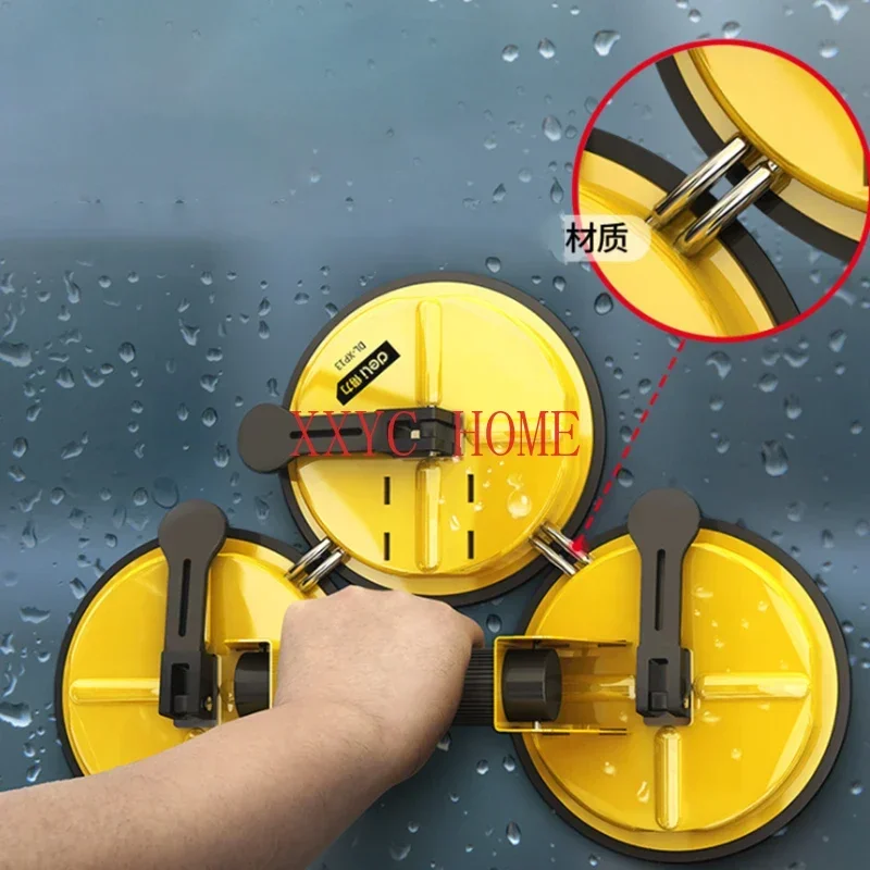 Three-Jaw Glass Suction Cup Special Steel Professional Level Crane Remove The Panel Tool