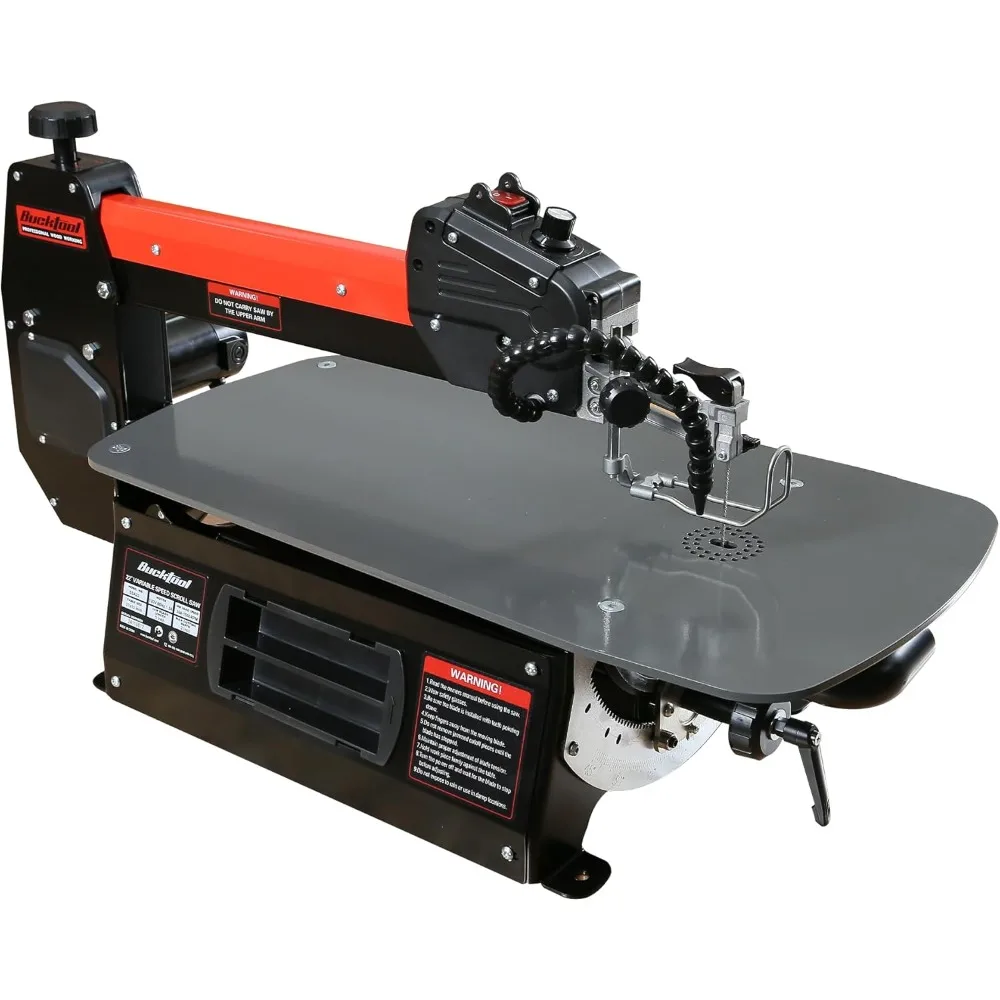 22 Inch Variable Speed Scrow Saw, 1.3A Scroll Saw for Woodworking