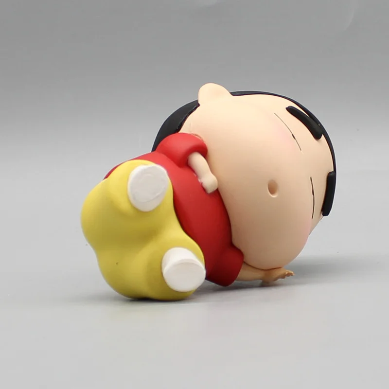 Crayon Shin Chan Anime Figure Gk Leisurely Lying On His Side Sleepy Creative Desktop Ornaments Gifts Anime Toys Around Gifts