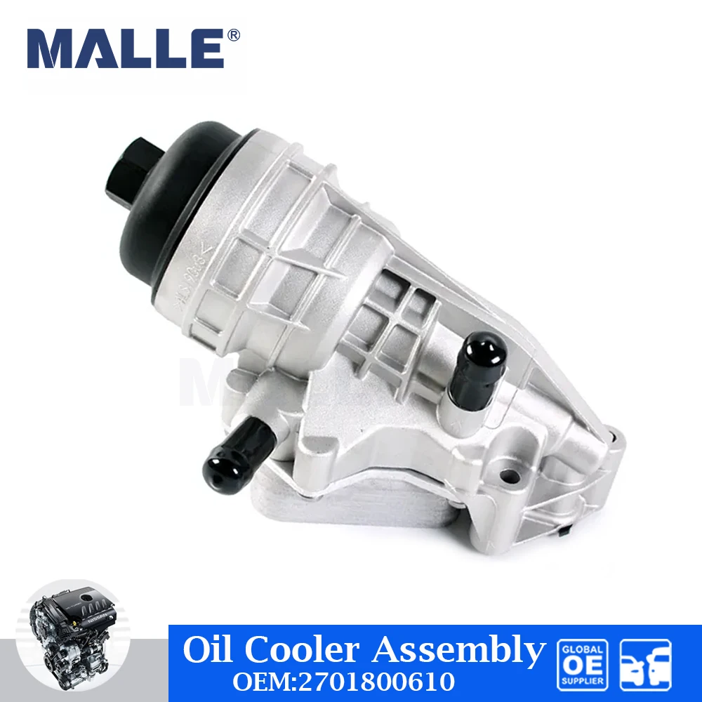 

M270 Engine Oil Cooler Filter Housing For Mercedes Benz CLA GLA C117 W117 R172 W246 W176 X156 GLA200 Car Accessories 2701800810